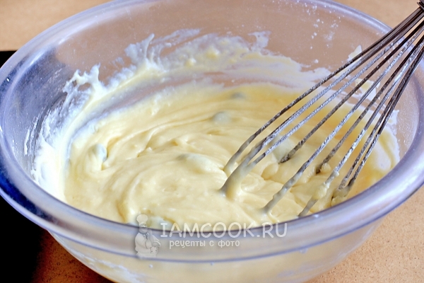 Размешать тесто