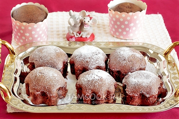 Готовые постные маффины