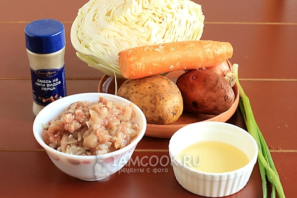 Компоненты начинки для штруделя