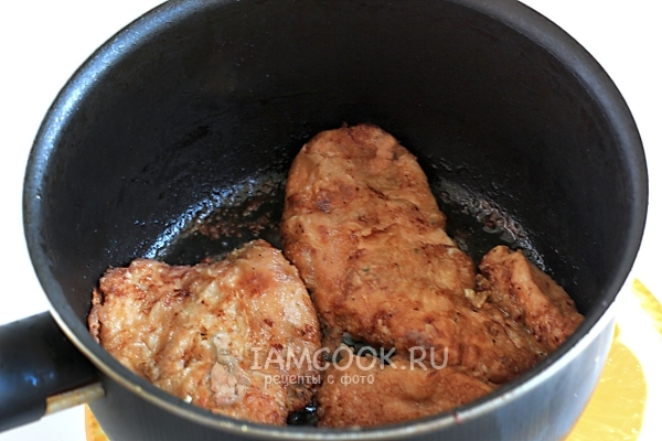 Пожарить отбивные