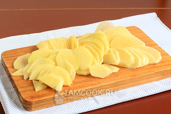 Порезать картофель