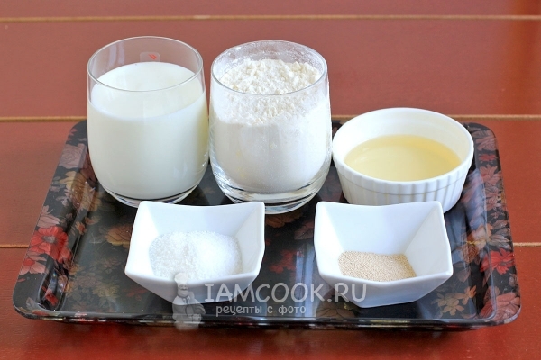 Ингредиенты для теста