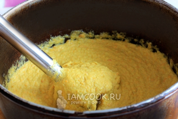 Пюрировать овощи