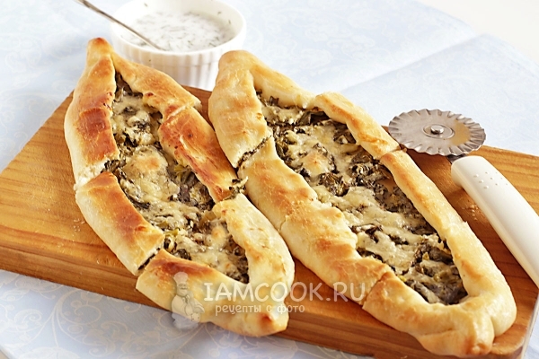 Рецепт турецких пиде со шпинатом и брынзой