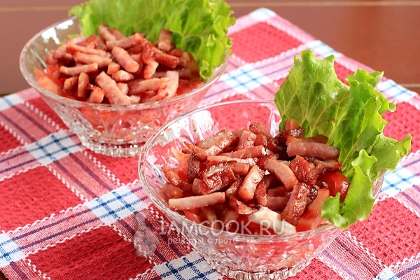 Положить ветчину