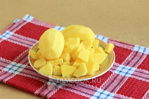 Порезать картофель