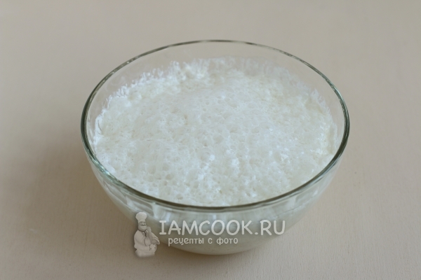 Дать смеси запузыриться