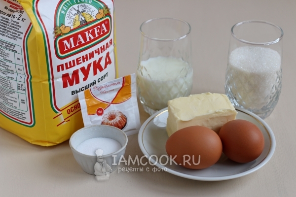 Ингредиенты для капкейков