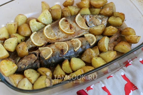 Фото селёдки с картошкой в духовке