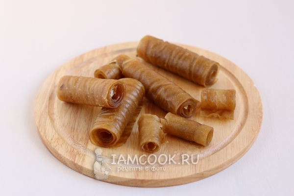 Готовая пастила из яблок в домашних условиях в духовке