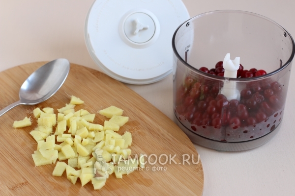 Порезать имбирь