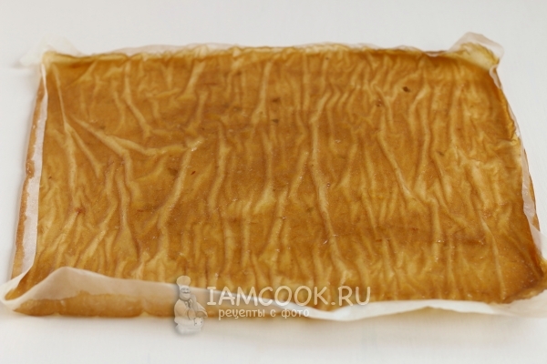 Посушить пастилу в духовке