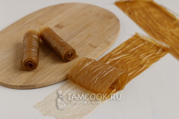 Снять пастилу с пергамента