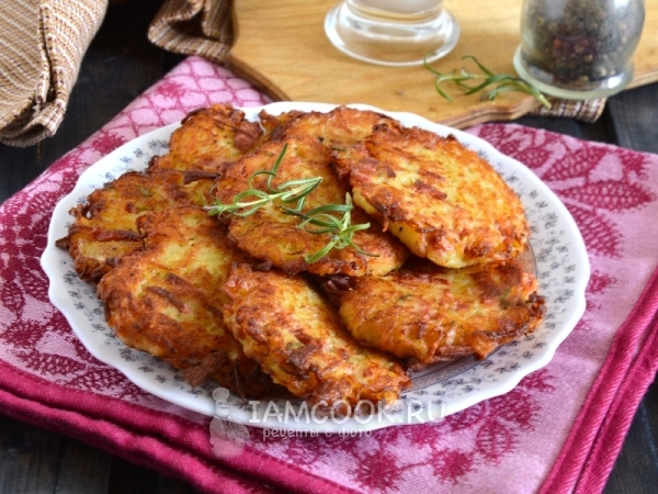 Фото драников с вареной колбасой