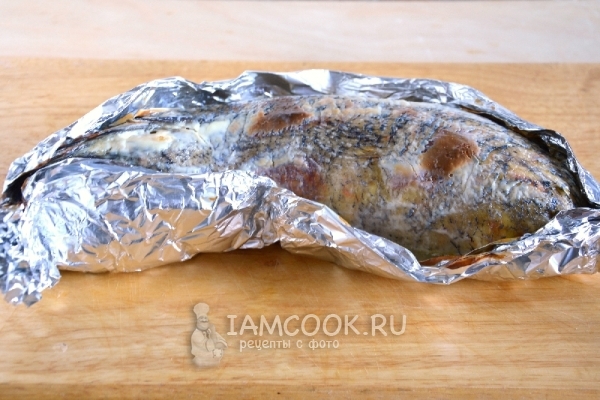 Рецепт фаршированной щуки в фольге