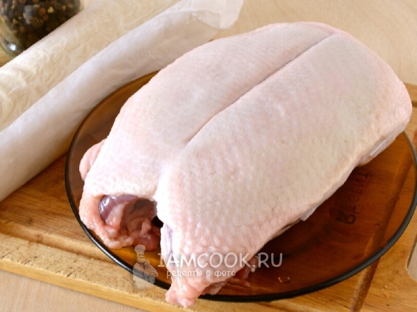 Ингредиенты для утиной грудки, запеченной в тесте