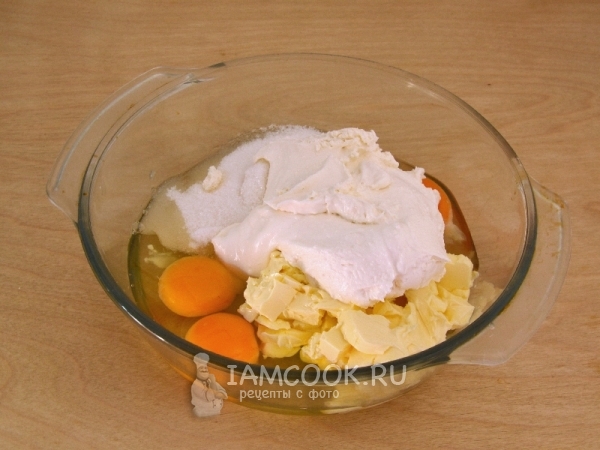 Соединить ингредиенты для теста