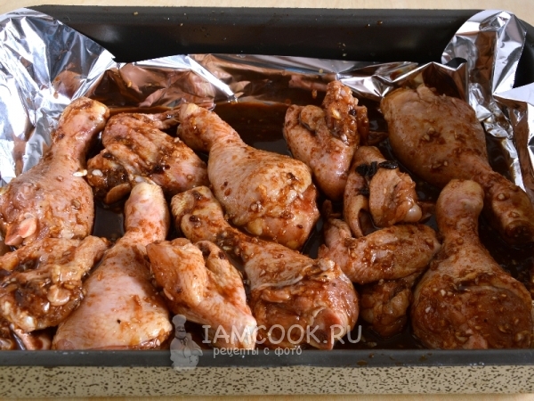 Замариновать курицу