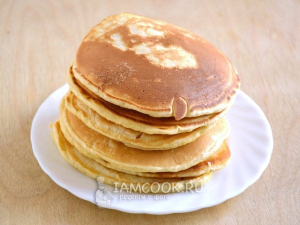 Рецепт панкейков с медом и корицей