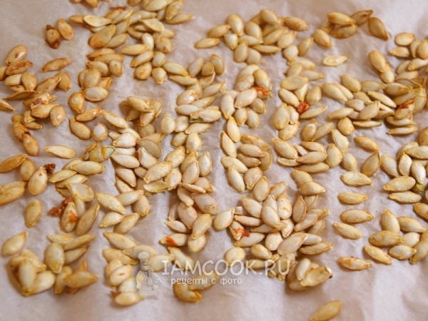 Высушить семечки в духовке