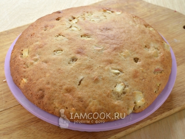 Рецепт шарлотки с яблоками на йогурте