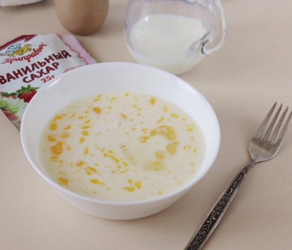 Влить молоко