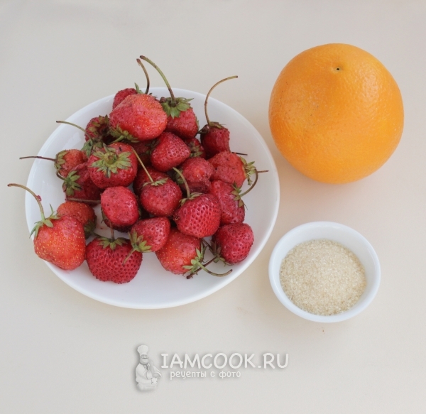 Ингредиенты для клубничного супа