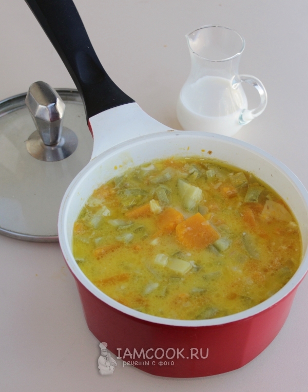 Влить сливки