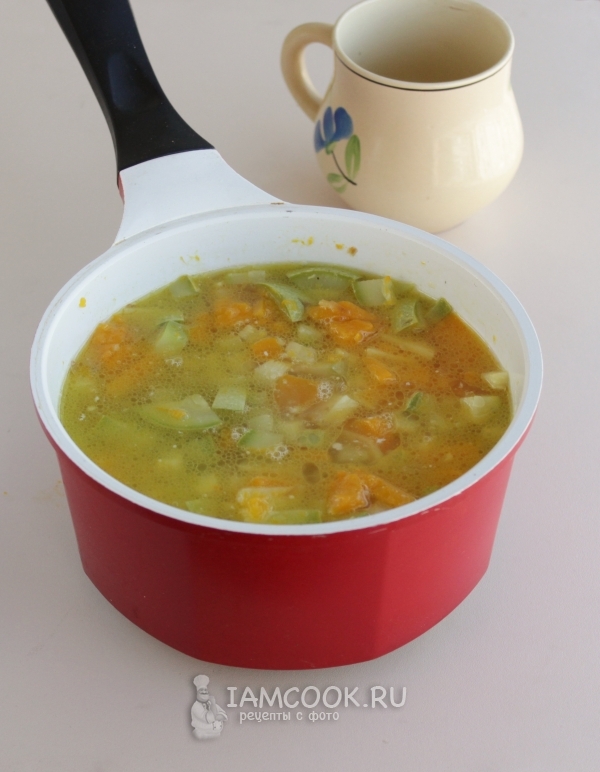 Влить бульон