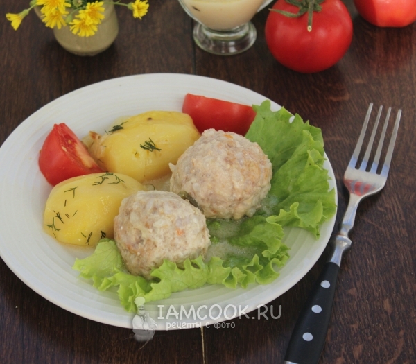 Тефтели в белом соусе