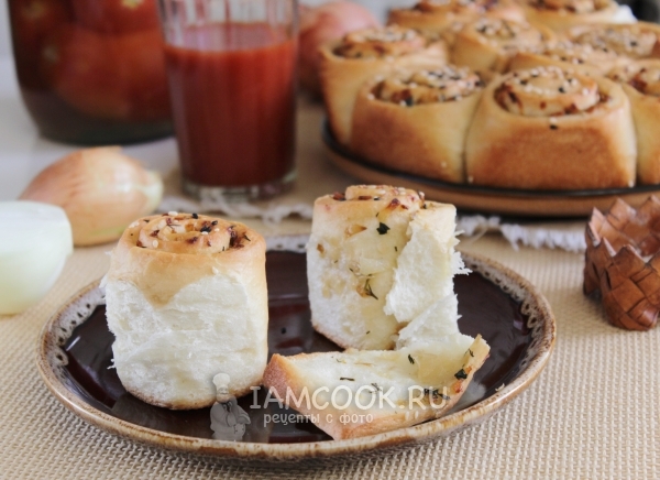 Рецепт постного лукового пирога