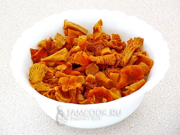 Помыть грибы