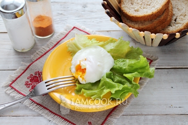 Фото яйца пашот в микроволновке