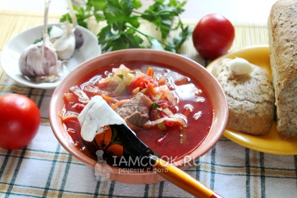 Рецепт русского борща