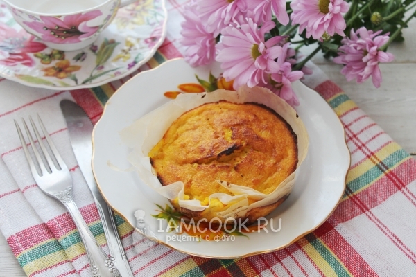 Рецепт запеканки из тыквы с яблоками