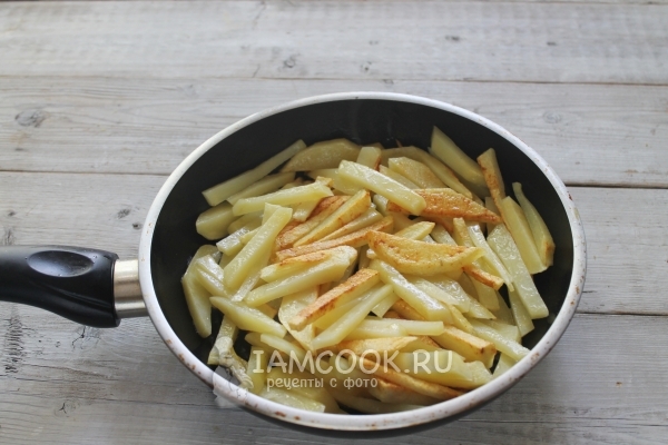 Пожарить картофель