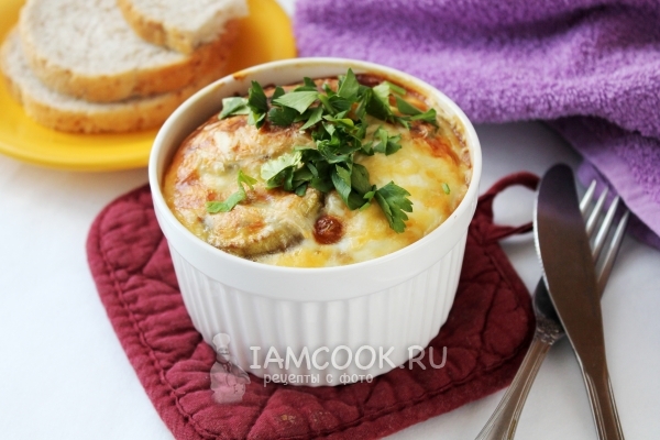 Фото баклажанной запеканки с мясным фаршем