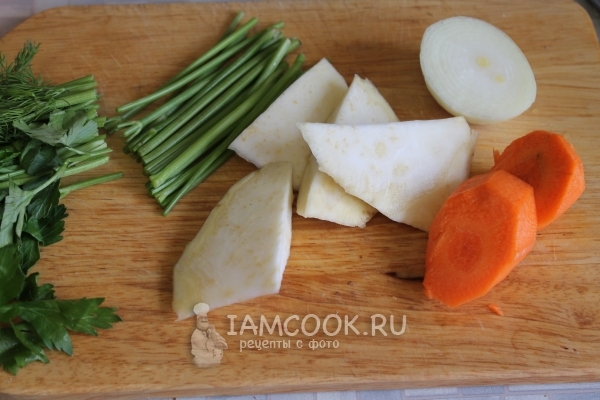 Порезать овощи