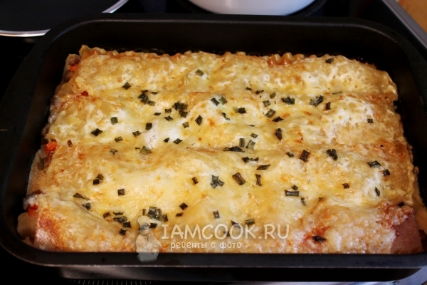 Запечь лазанью