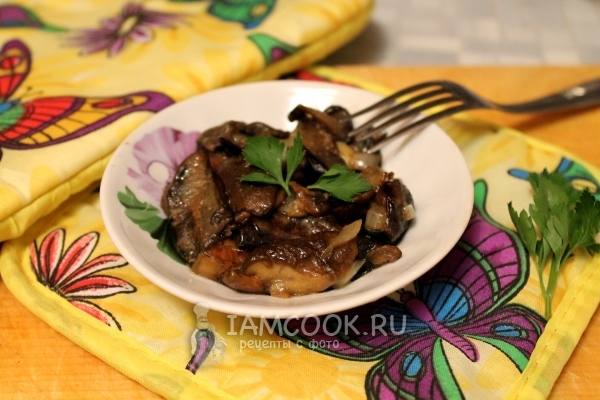 Фото жареных подосиновиков