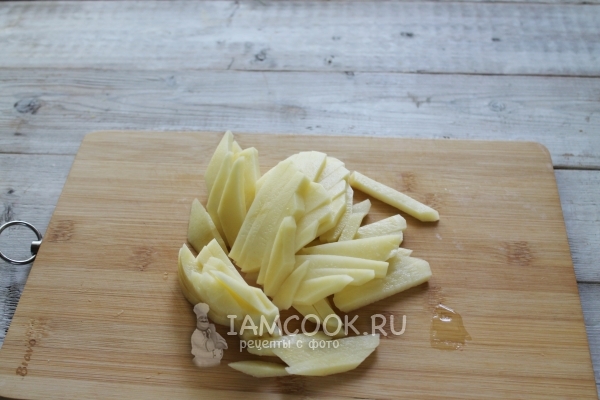 Порезать картофель