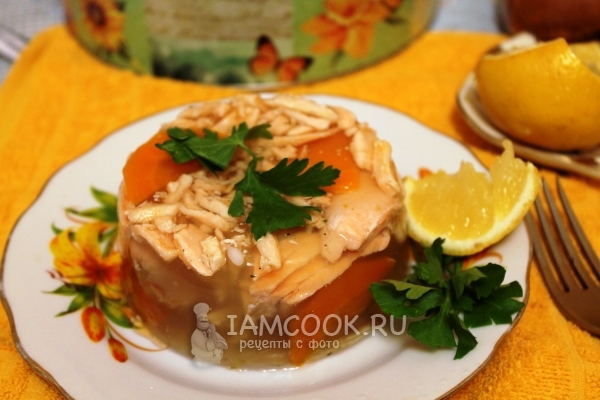 Рецепт заливного из форели