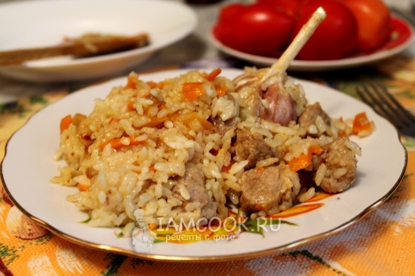 Готовый плов по-казахски