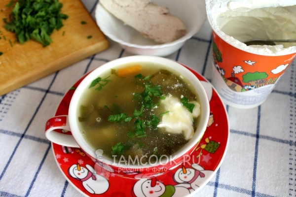 Рецепт грибного супа из свежих подосиновиков