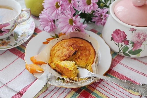 Запеканка из тыквы с яблоками