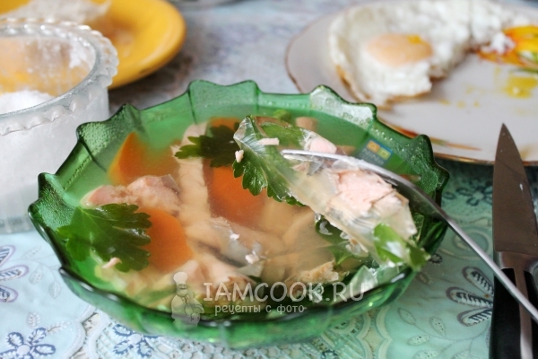 Рецепт заливного из семги