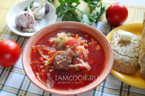 Фото русского борща