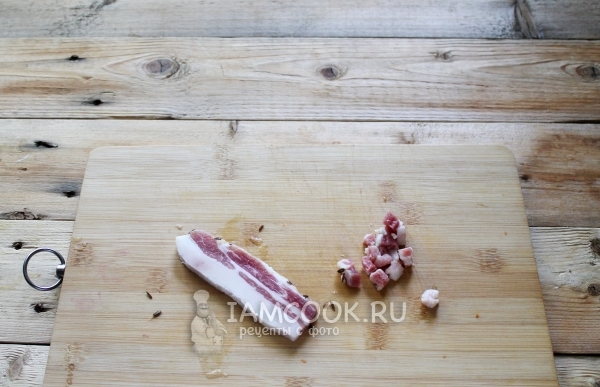 Порезать бекон