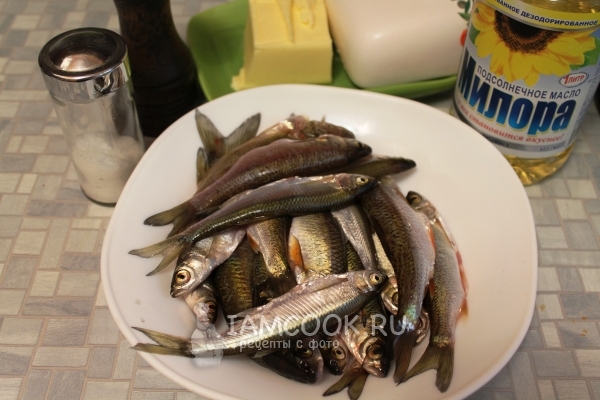 Ингредиенты для жареных ельчиков