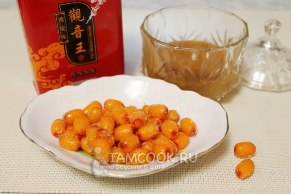 Ингредиенты для облепихового чая